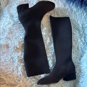 Eileen Fisher Black Heeled Boots